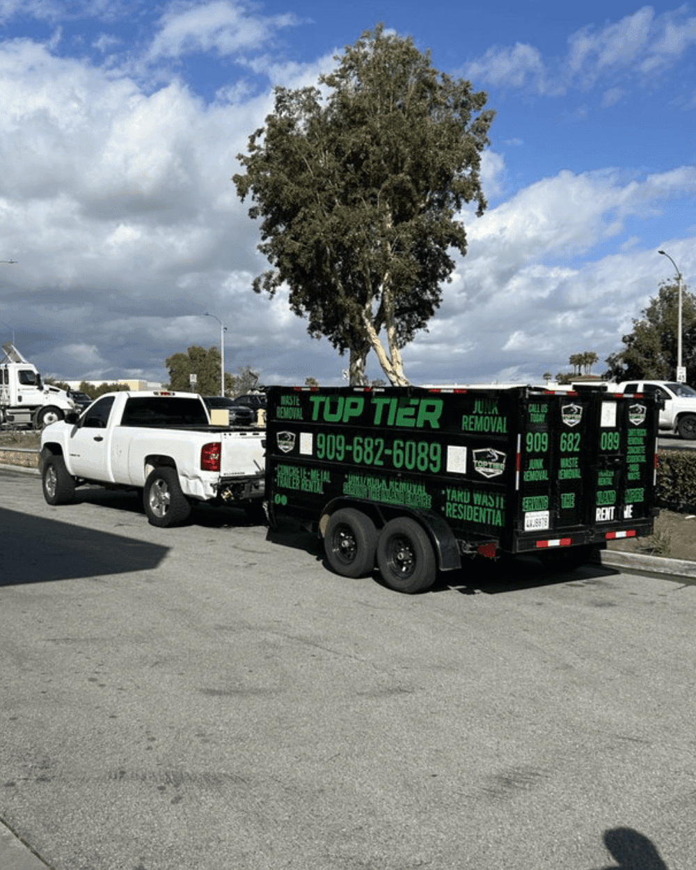 Junk removal and hauling in action—Top Tier serving the Inland Empire