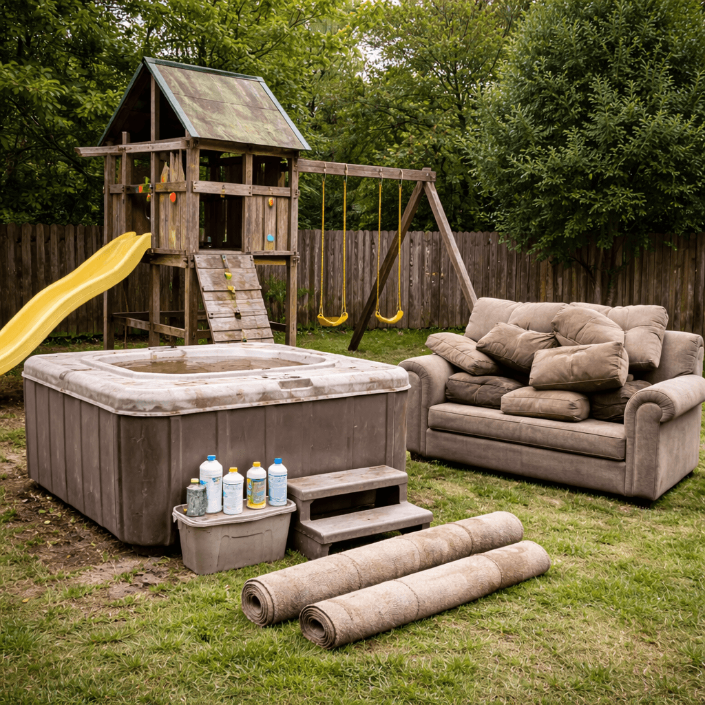 Hot Tub / Playset / Bulky Item Removal — Top Tier Junk Removal