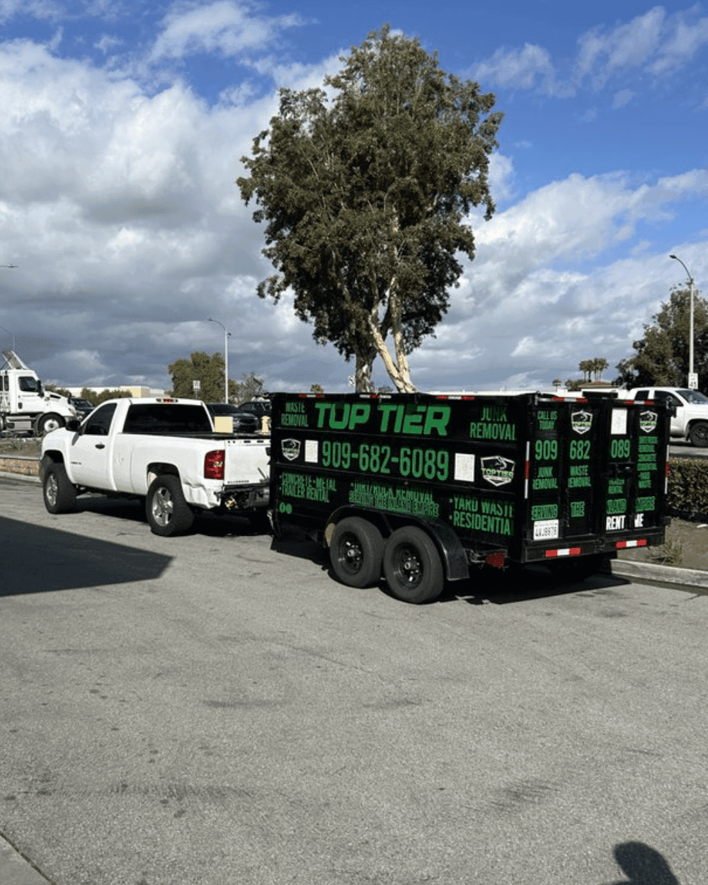 Junk removal and hauling in action—Top Tier serving the Inland Empire